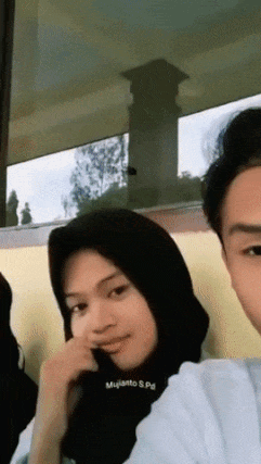 Girl with scarf or boy