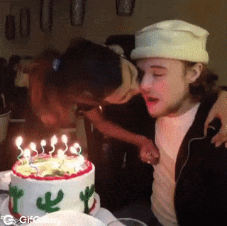 Burnt hair and cake