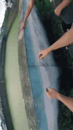 Parkour fall