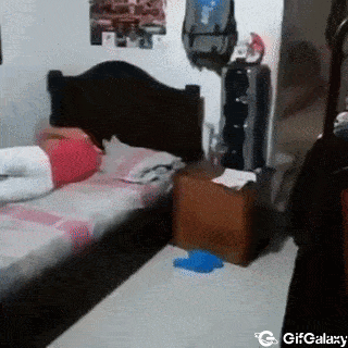 Prank on grandma and earthquake