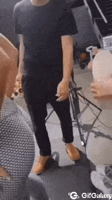 Real look of girl in gym