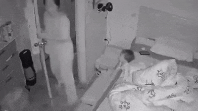 Baby in bedroom