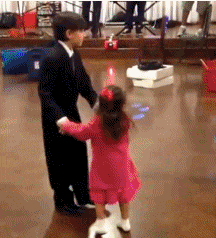 Girl wants to dance with boy