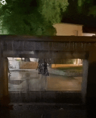Girl falls in canal