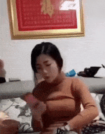 Girl and turtleneck sweater