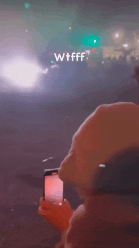 Drift and man with phone
