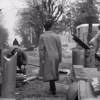 Gentleman coat and puddle