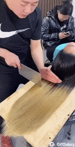 Meat chopper and hair