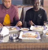 Guys lunch and kiss