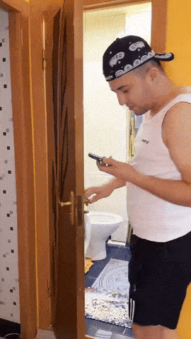 Going to toilet parody