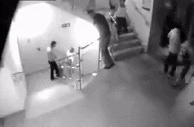 Fall from handrail