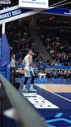 Smart basketball player and out