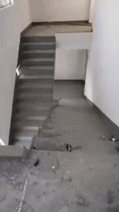 Wrong stairs
