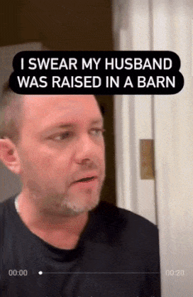 Arguing with girl in bathroom