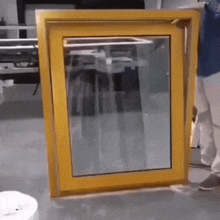 Transparent and opaque window