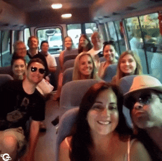 Selfie on the bus