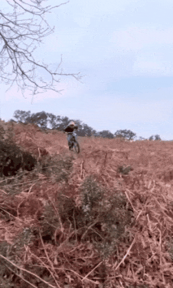 Jump off bike