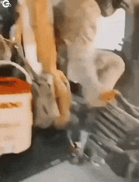 Lowering ladder from helicopter