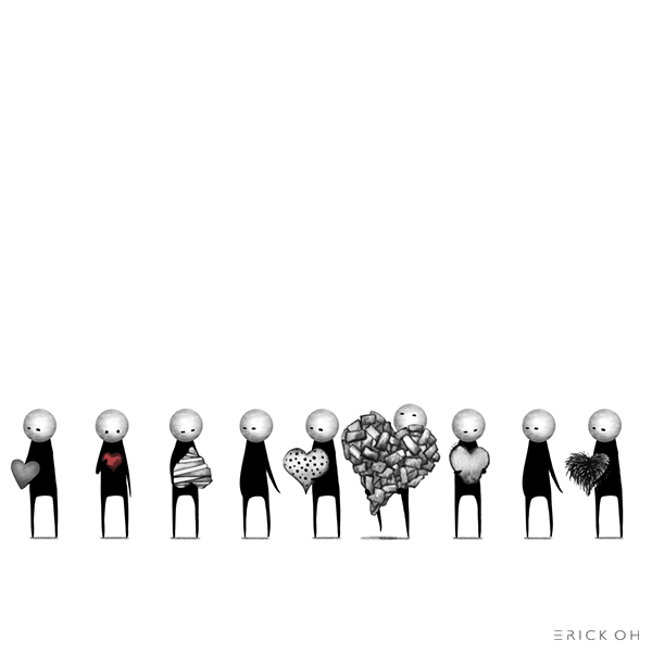 Heart switching animation