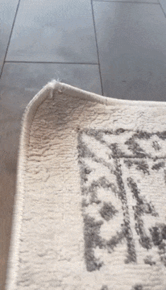 Twist the carpet