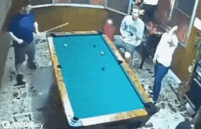 Billiards and beginner luck