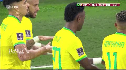 Brazilian dance at stadium in Qatar