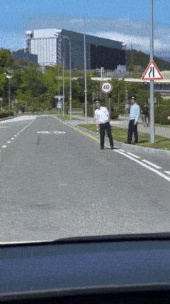 Police and breathalyzer