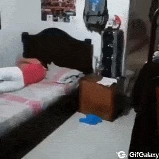 Prank on grandma and earthquake