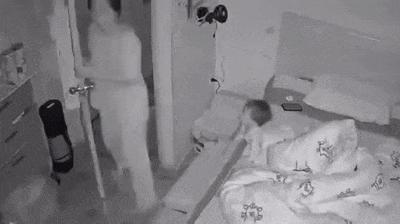 Baby in bedroom