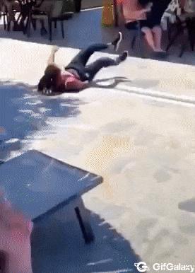 Amazing movement of man