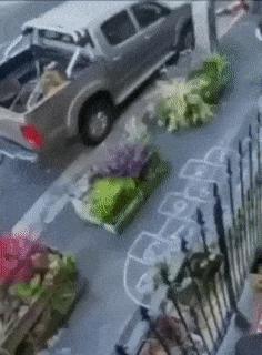 Children play on street