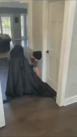 Good prank tied door doll