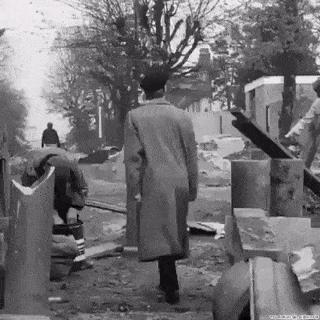 Gentleman coat and puddle