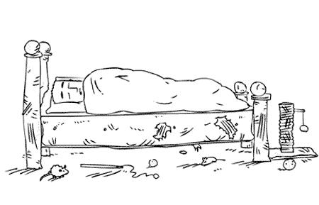 Hungry cat animation