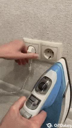 Turning off iron