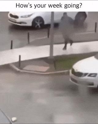 Strong wind and tin