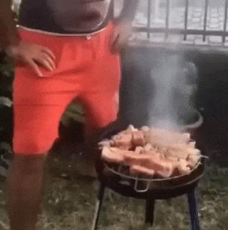 Monkey shirt and grill
