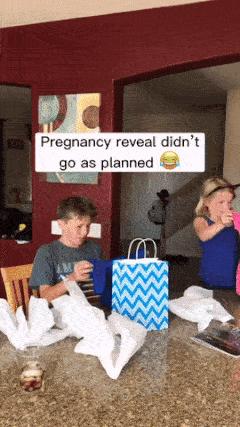 Little girl reaction to her sisters