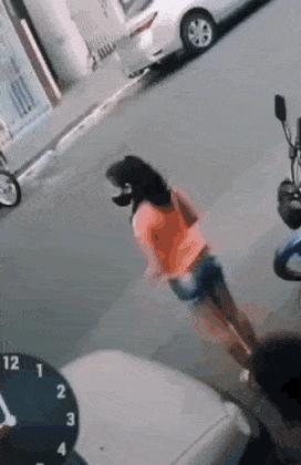 Guy rescues child on street