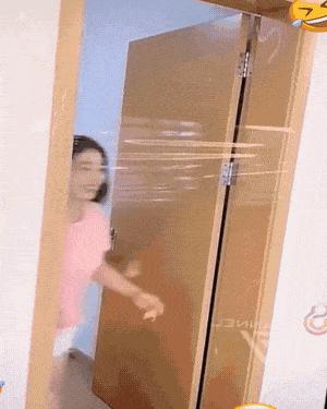 Make up girls and cellophane