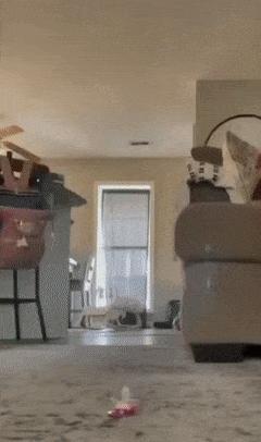 Father and baby with pacifier