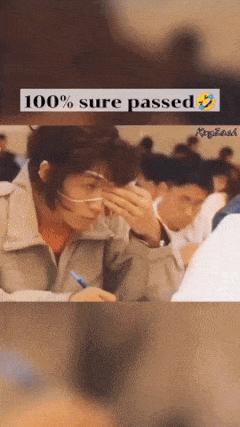Writing on the exam
