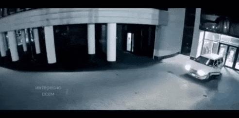 ATM robber with a car