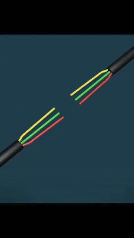 Connecting cables and wires