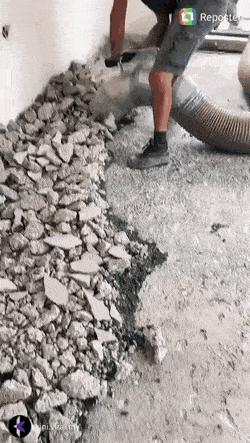 Powerful vacuum cleaner