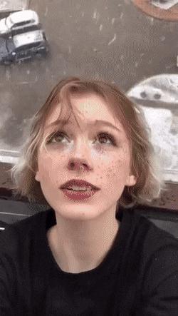 Snow and dandruff parody