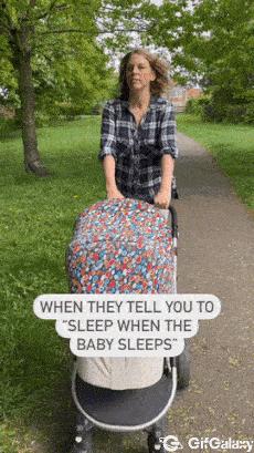 Sleep when baby sleeps