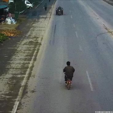 Crash two motorcyclist