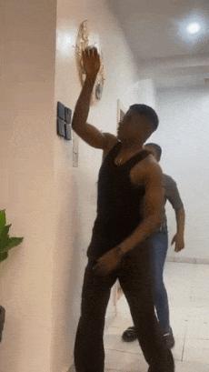 Trick with height and girl