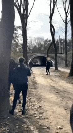 Big firecracker in tunnel